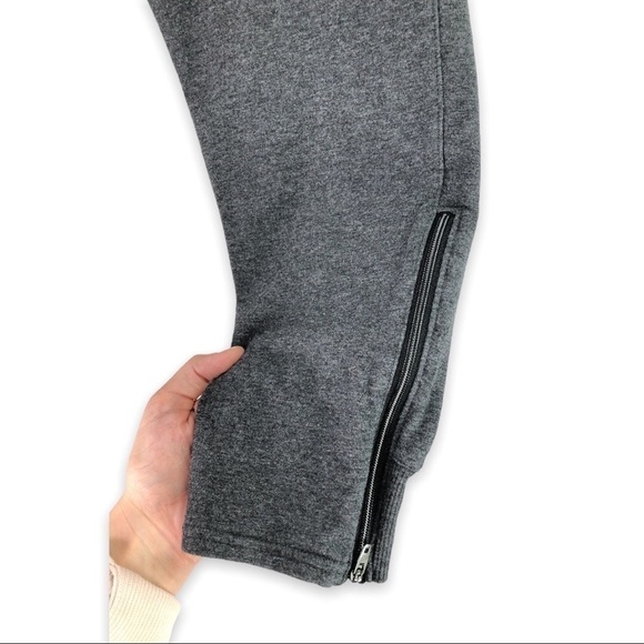 Athleta - Crop Sweat Pants Pockets Side Zipper - S - Picture 3 of 7